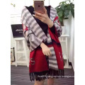 Stripe Jacquard Print Fleece Scarf